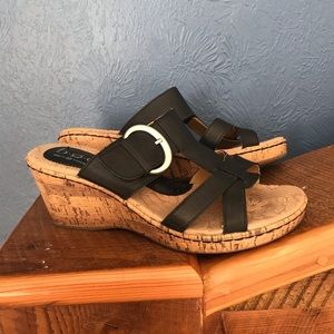 BOC wedge sandals size 9